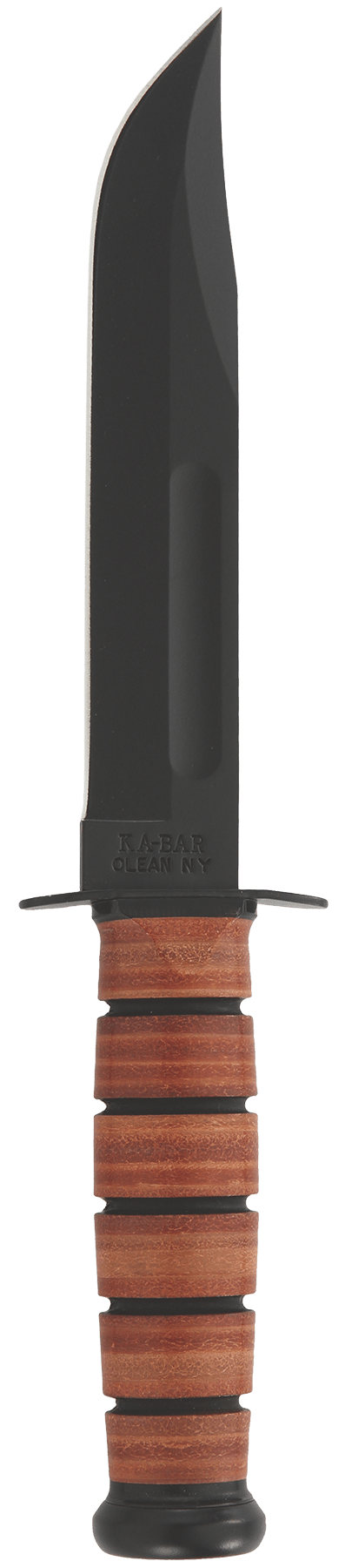 Ka - Bar Bowie Full - Size US ARMY Knife GFN Sheath (7" Black Serr) 5019 - timberknives.com