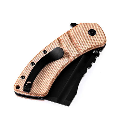 Kansept CLEAVERS XL KORVID T1030A2 BROWN MICARTA - timberknives.com