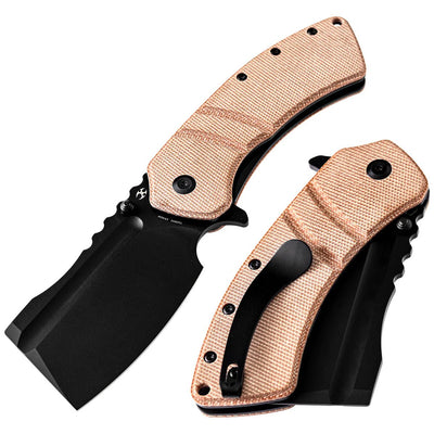 Kansept CLEAVERS XL KORVID T1030A2 BROWN MICARTA - timberknives.com
