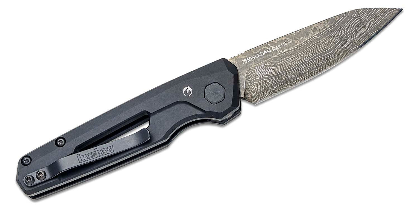 Kershaw 7550BLKDAM Launch 11 AUTO Folding Knife 2.75" Damascus - timberknives.com
