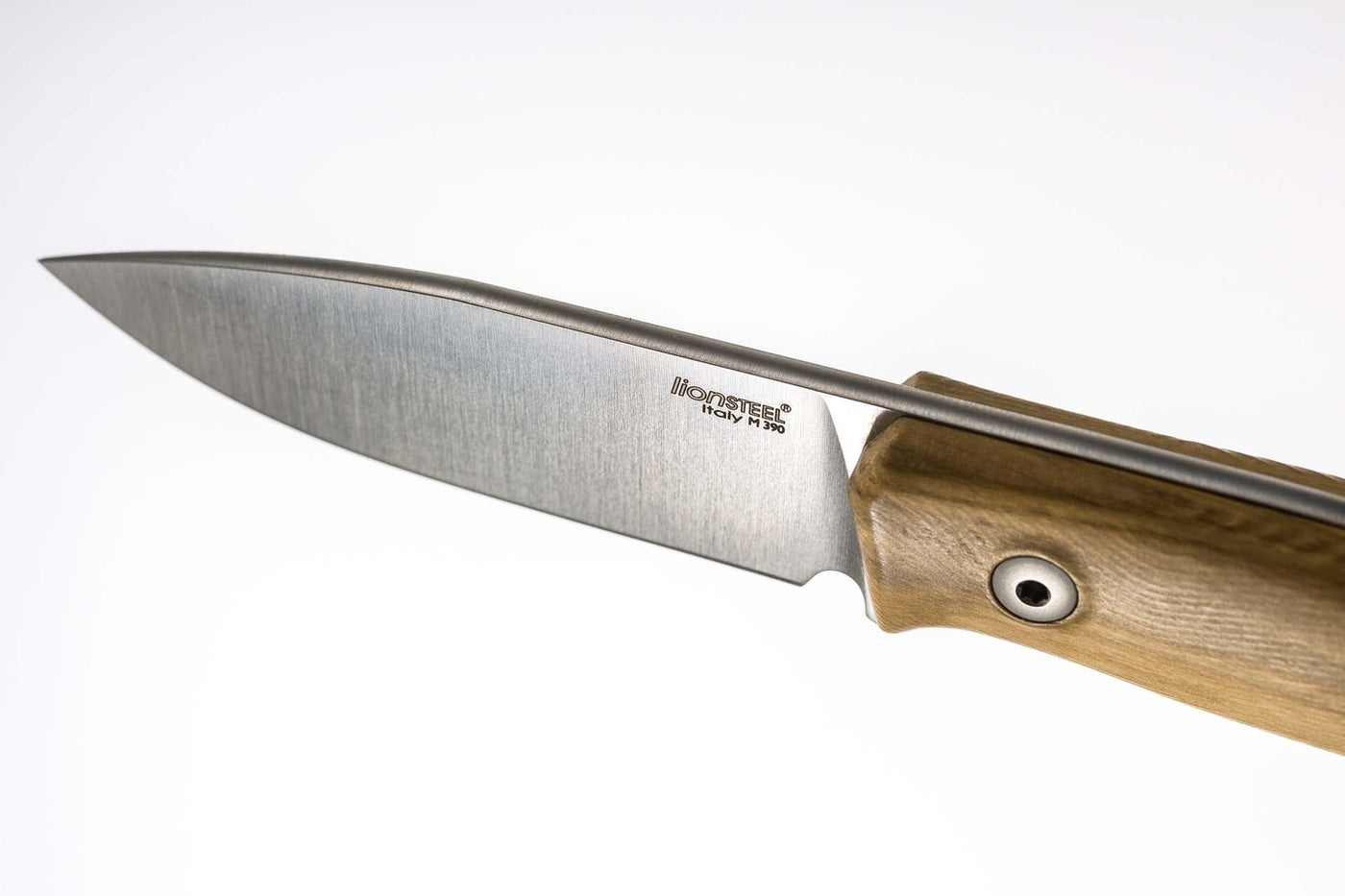 Lionsteel M1 Wood - Olive wood - timberknives.com