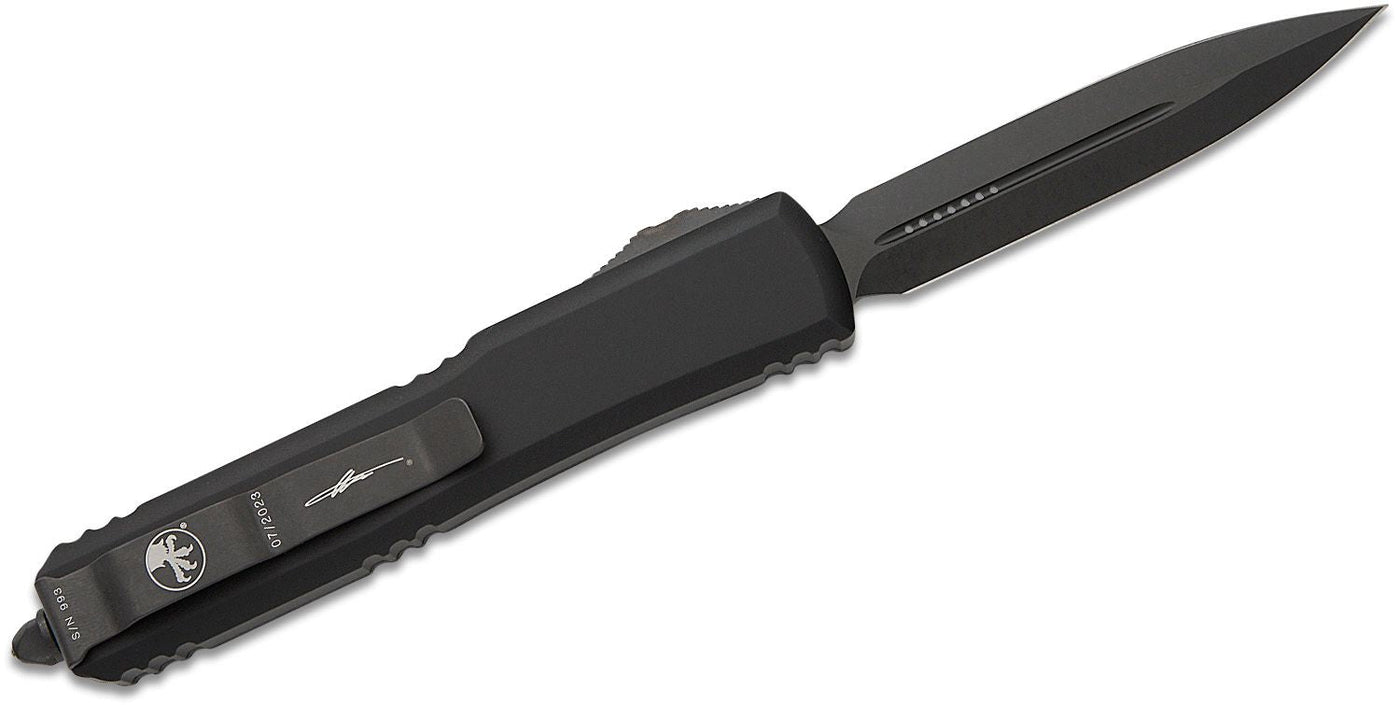 Microtech 122 - 1DLCTCFS Signature Series Ultratech AUTO OTF 3.46" - timberknives.com