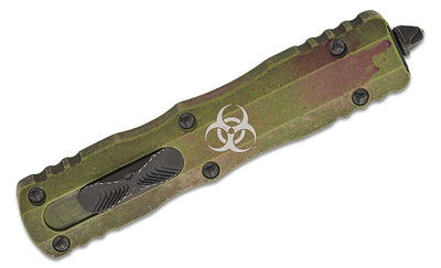 Microtech Dirac Delta 227 - 1 OBDS OTF Knife - M390 Dagger Blade, Automatic, Outbreak Aluminum Handle - timberknives.com