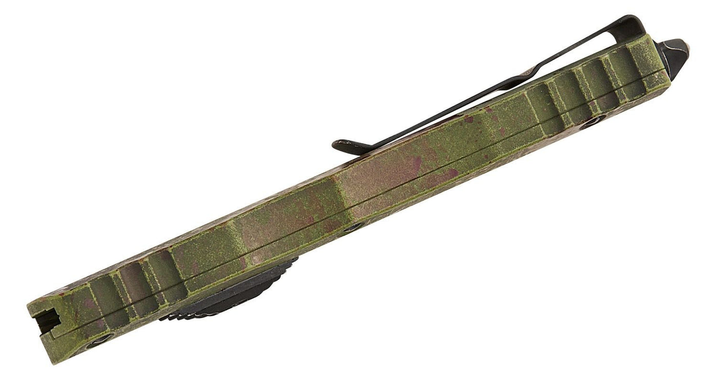 Microtech Dirac Delta 227 - 1 OBDS OTF Knife - M390 Dagger Blade, Automatic, Outbreak Aluminum Handle - timberknives.com