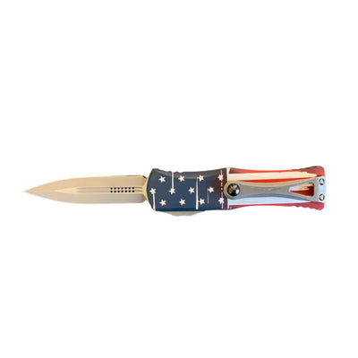 Microtech Hera D/E Signature Series USA Flag Apocalyptic Standard 702 - 10APFLAGS - timberknives.com