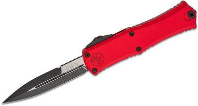 Microtech Hera II Mini Bayonet OTF Automatic Knife Red Aluminum 1701M - 1 RD - timberknives.com
