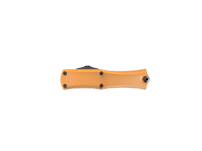 MICROTECH HERA II MINI OTF AUTOMATIC KNIFE TAN 3" DAGGER BLACK 1702M - 1TA - timberknives.com