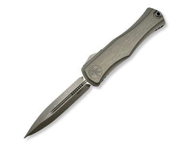 Microtech Hera II OTF Automatic Knife Natural Clear Aluminum (4" Apocalyptic) - timberknives.com
