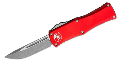 Microtech Hera S/E OTF Automatic Knife Red Alum (3" Apocalyptic SW) 703 - 10 APRD - timberknives.com
