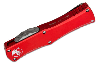 Microtech Hera S/E OTF Automatic Knife Red Alum (3" Apocalyptic SW) 703 - 10 APRD - timberknives.com