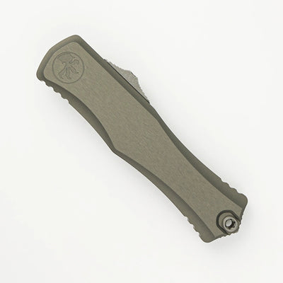 Microtech Knives Hera II Stonewash Recurve Natural Clear 1705 - 10NC - timberknives.com