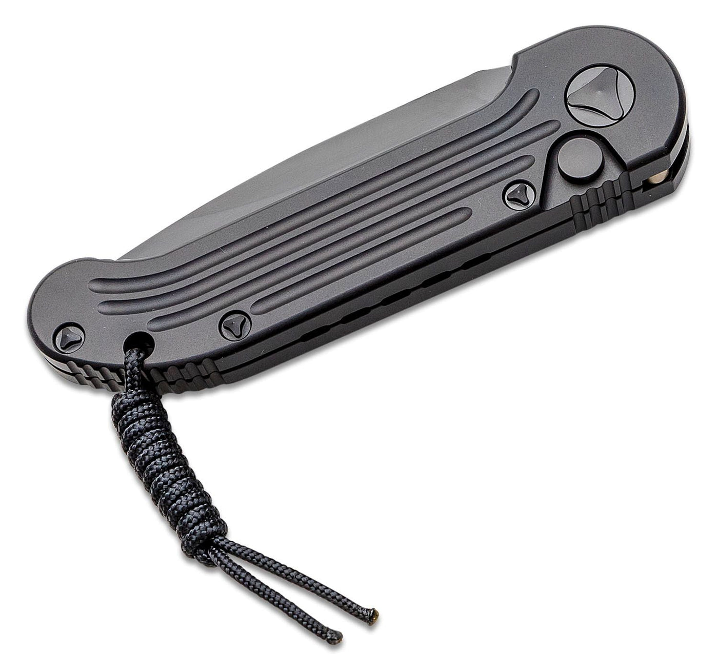 Microtech LUDT Tactical Automatic Knife (3.4" Black/Satin) 135 - 1T - timberknives.com