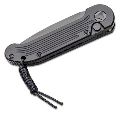 Microtech LUDT Tactical Automatic Knife (3.4" Black/Satin) 135 - 1T - timberknives.com