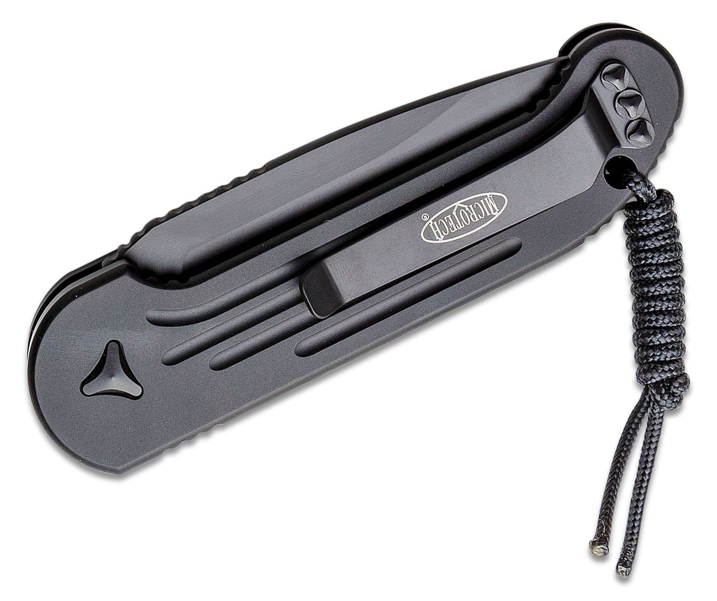 Microtech LUDT Tactical Automatic Knife (3.4" Black/Satin) 135 - 1T - timberknives.com