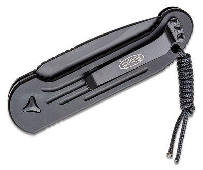 Microtech LUDT Tactical Automatic Knife (3.4" Black/Satin) 135 - 1T - timberknives.com