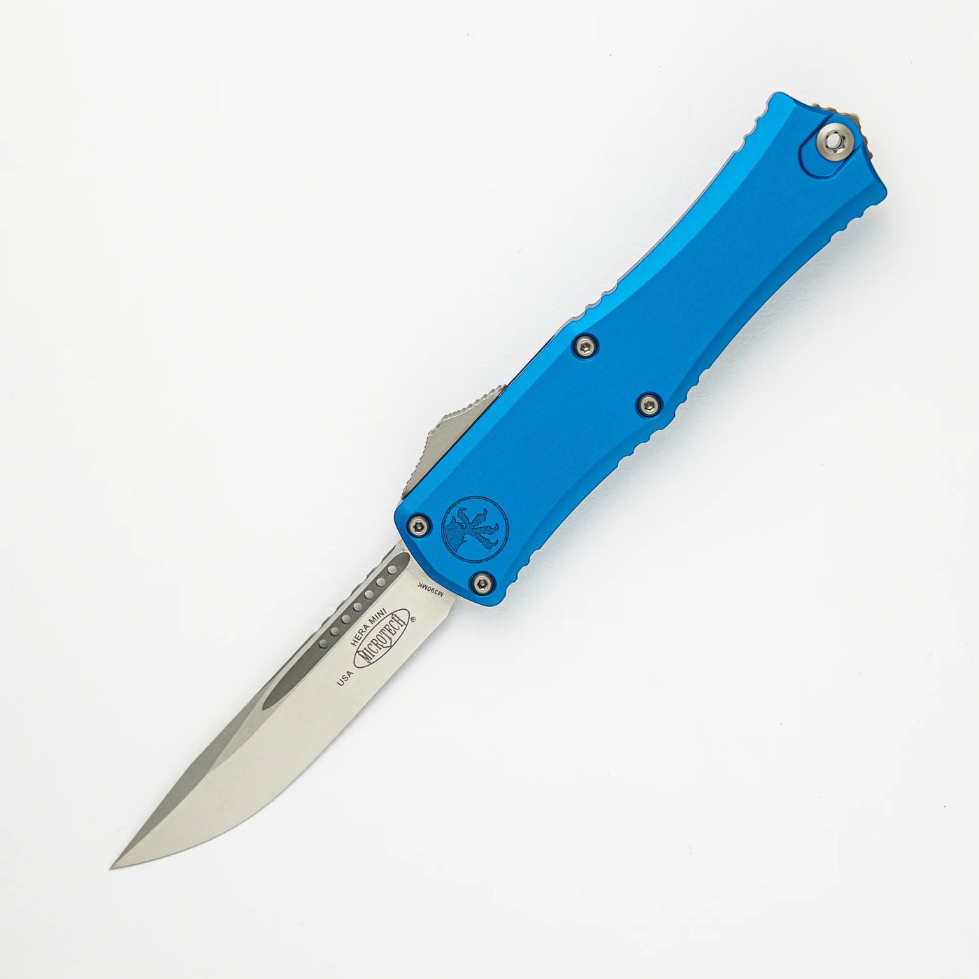 MICROTECH MINI HERA II S/E 30TH ANNIVERSARY BLUE SATIN STANDARD 1703M - 4 BL 30 - timberknives.com