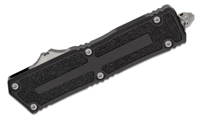 Microtech Scarab II Gen III S/E OTF Automatic Knife Black (4" Stonewash M390MK) - timberknives.com