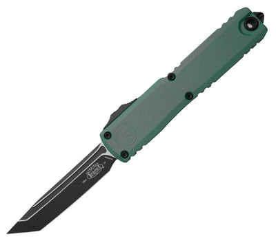 Microtech Ultratech Gen IV T/E OTF Automatic Knife Caspian Blue (3.4" Black) – 1123 - 1CB - timberknives.com