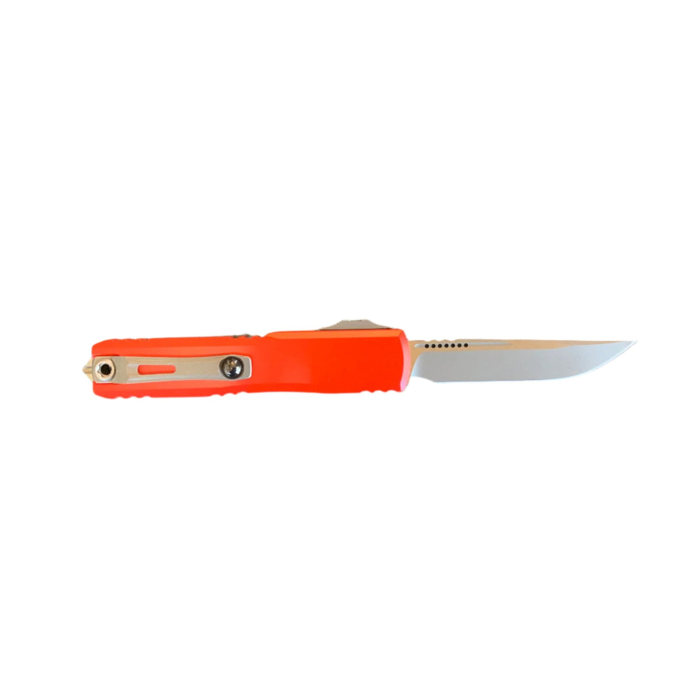 Microtech Ultratech S/E Gen III ZBP Red Aluminum OTF Knife w/ M390MK Apocalyptic Blade (3.55") 1121 - 10APRD - timberknives.com