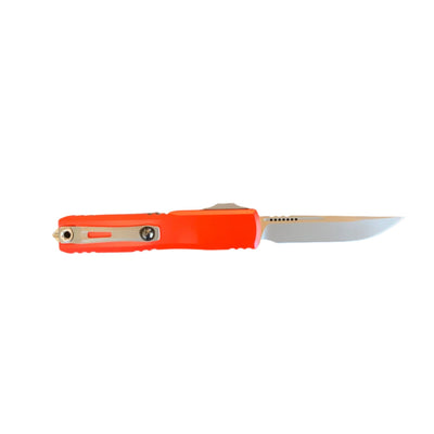 Microtech Ultratech S/E Gen III ZBP Red Aluminum OTF Knife w/ M390MK Apocalyptic Blade (3.55") 1121 - 10APRD - timberknives.com