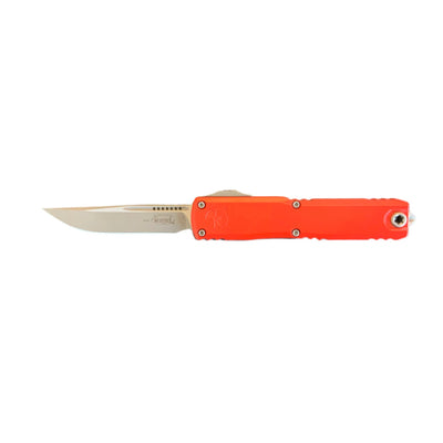 Microtech Ultratech S/E Gen III ZBP Red Aluminum OTF Knife w/ M390MK Apocalyptic Blade (3.55") 1121 - 10APRD - timberknives.com