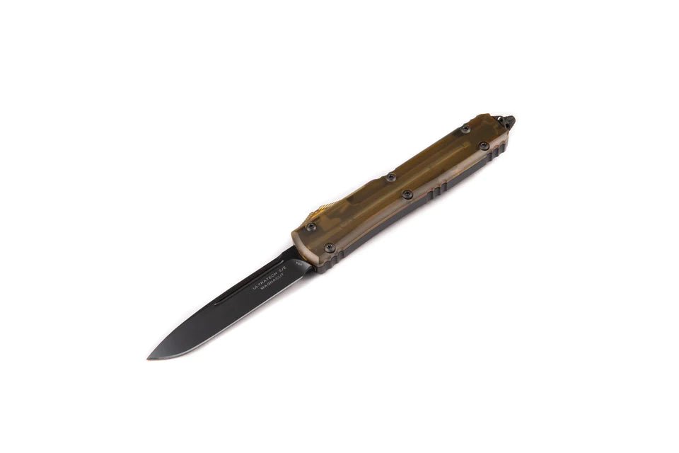 Microtech Ultratech S/E OTF Automatic Knife Ultem (3.4" DLC) 121 - 1DLCTULS - timberknives.com