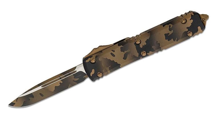 Microtech Ultratech SS S/E OTF Automatic Knife Coyote Camo - timberknives.com