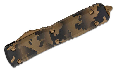 Microtech Ultratech SS S/E OTF Automatic Knife Coyote Camo - timberknives.com