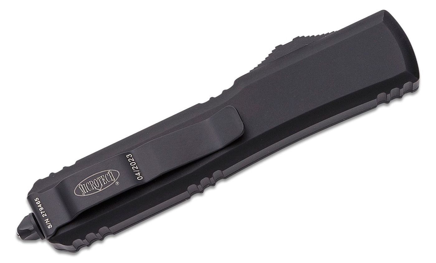 Microtech Ultratech T/E OTF Auto Knife CC (3.4" Black Serr) 123 - 2T - timberknives.com