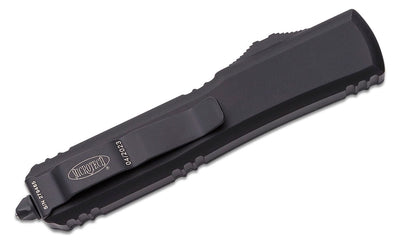 Microtech Ultratech T/E OTF Auto Knife CC (3.4" Black Serr) 123 - 2T - timberknives.com