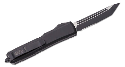 Microtech Ultratech T/E OTF Auto Knife CC (3.4" Black Serr) 123 - 2T - timberknives.com