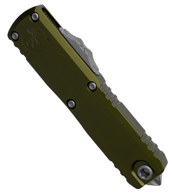Microtech UTX - 85 D/E Gen IV OTF Automatic Knife OD Green (3.1" Apocalyptic) - timberknives.com