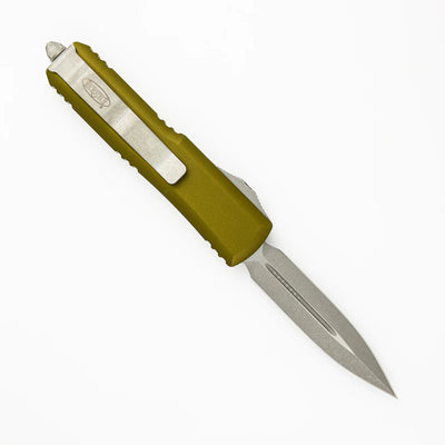 Microtech UTX - 85 D/E OD Green Apocalyptic M390 OTF 232 - 10APOD - timberknives.com