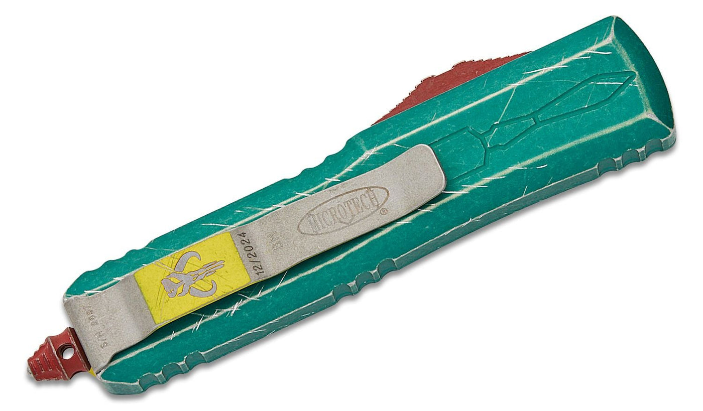 Microtech UTX - 85 S/E STONEWASH STANDARD BH (231 - 10BH) - timberknives.com