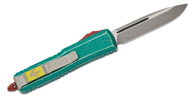 Microtech UTX - 85 S/E STONEWASH STANDARD BH (231 - 10BH) - timberknives.com