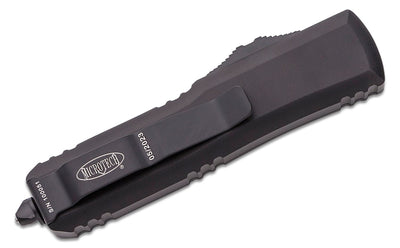Microtech UTX - 85 T/E OTF Automatic Knife Tactical (3.125" Black) 233 - 1T - timberknives.com