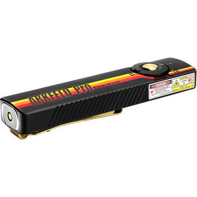 Olight Arkfeld Pro Class 3R Flashlight with LED Light, UV, and Laser (Racing Stripes) - timberknives.com