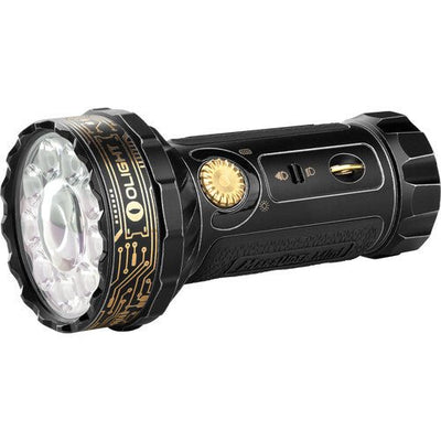 Olight Marauder Mini Flashlight (Black/Gold) - timberknives.com