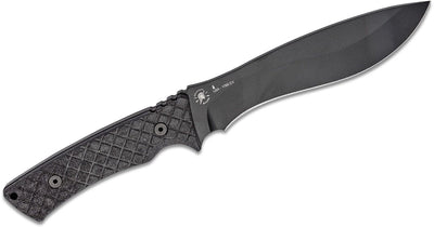 Spartan Blades Machai Fixed Blade Knife 6.625" 1095 Black Blade, Black Micarta Handle - SBSL002BKBK - timberknives.com
