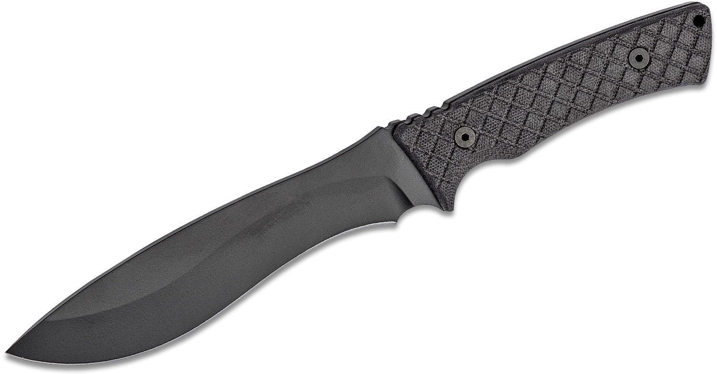 Spartan Blades Machai Fixed Blade Knife 6.625" 1095 Black Blade, Black Micarta Handle - SBSL002BKBK - timberknives.com