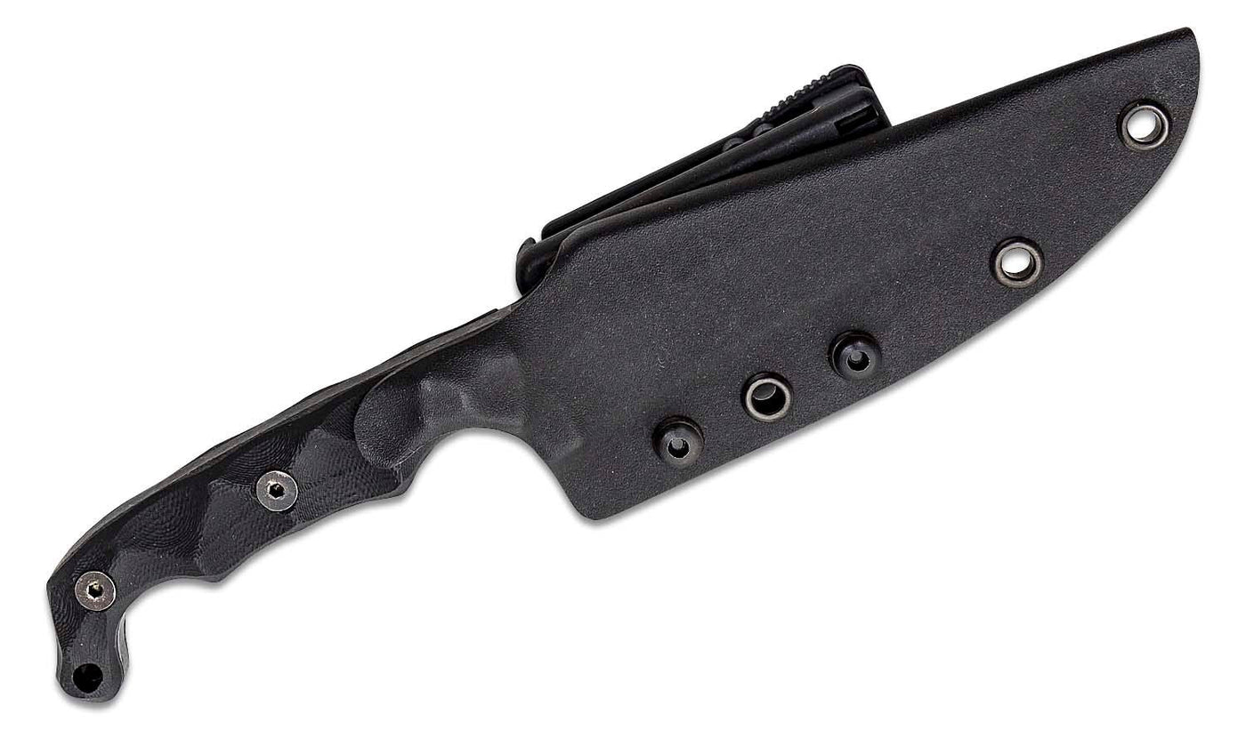 Stroup Knives - Model TU2 Fixed Blade (Handle: G10 Black) - timberknives.com