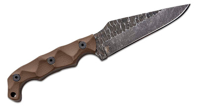 Stroup Knives - Model TU2 Fixed Blade (Handle: G10 FDE) - timberknives.com