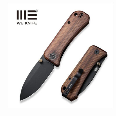 WE KNIFE Banter Thumb Stud Knife Wood Handle (2.9" CPM S35VN Blade) 2004K - timberknives.com
