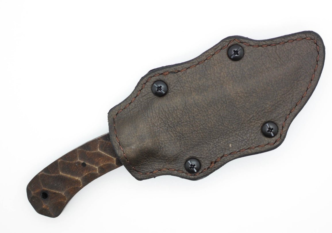 Winkler Knives Blue Ridge Hunter Fixed Blade Knife Sculpted Maple (4.1" Black) - timberknives.com