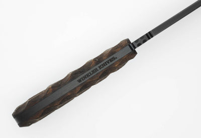 Winkler Knives Blue Ridge Hunter Fixed Blade Knife Sculpted Maple (4.1" Black) - timberknives.com