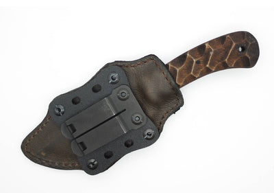 Winkler Knives Blue Ridge Hunter Fixed Blade Knife Sculpted Maple (4.1" Black) - timberknives.com