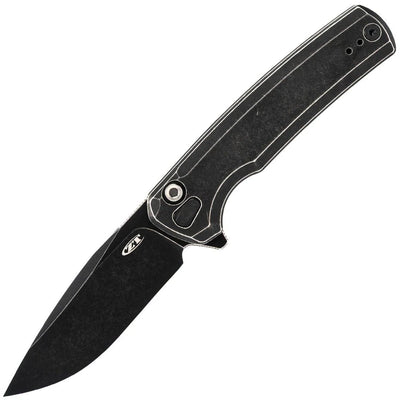 Zero Tolerance 0044BW (S45VN, Drop Point, Black Wash, Titanium, Black) Pocket Knife - timberknives.com