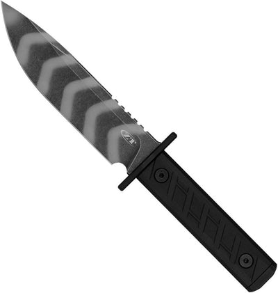 Zero Tolerance 006TSBLK Fixed Blade Knife - TigerStripe 3V Blade, Black G10, Kydex Sheath - timberknives.com