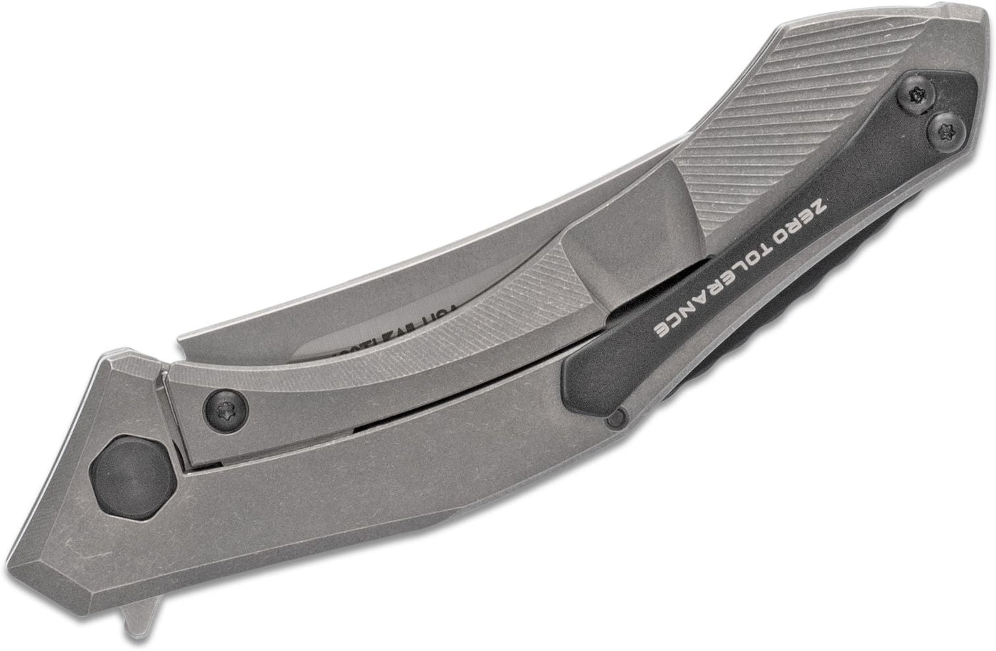 Zero Tolerance 0460TI Dmitry Sinkevich Flipper Knife 3.25" CPM - 20CV Two - Tone Blade - timberknives.com