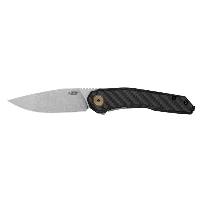 Zero Tolerance 0545 MagnaCut Knife Titanium/Carbon Fiber (3.25" Stonewash) ZT - timberknives.com